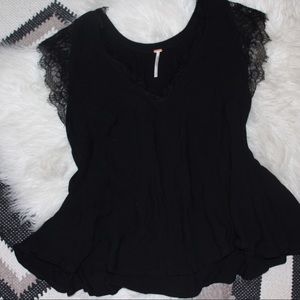 Free People lacy blouse